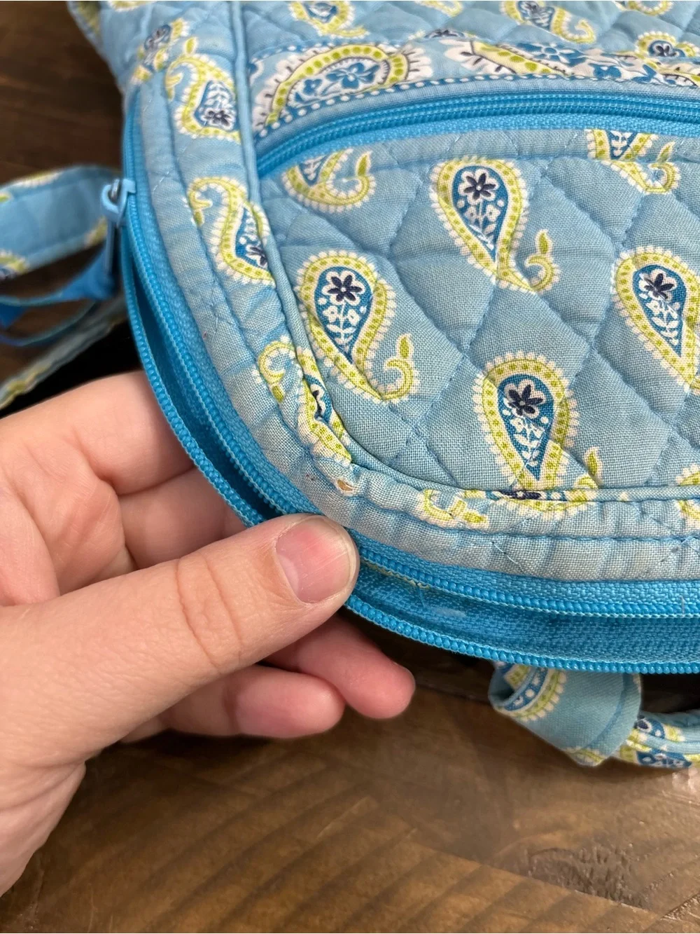 REHAB! Vera Bradley Bermuda Blue Small Backpack